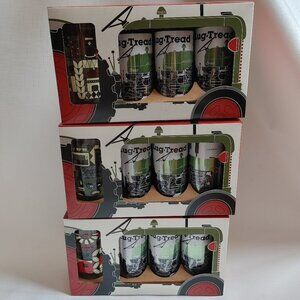 Beau's Brewing Co. Collectible Glasses x3 COMPLETE COLLECTION EMPTY CANS